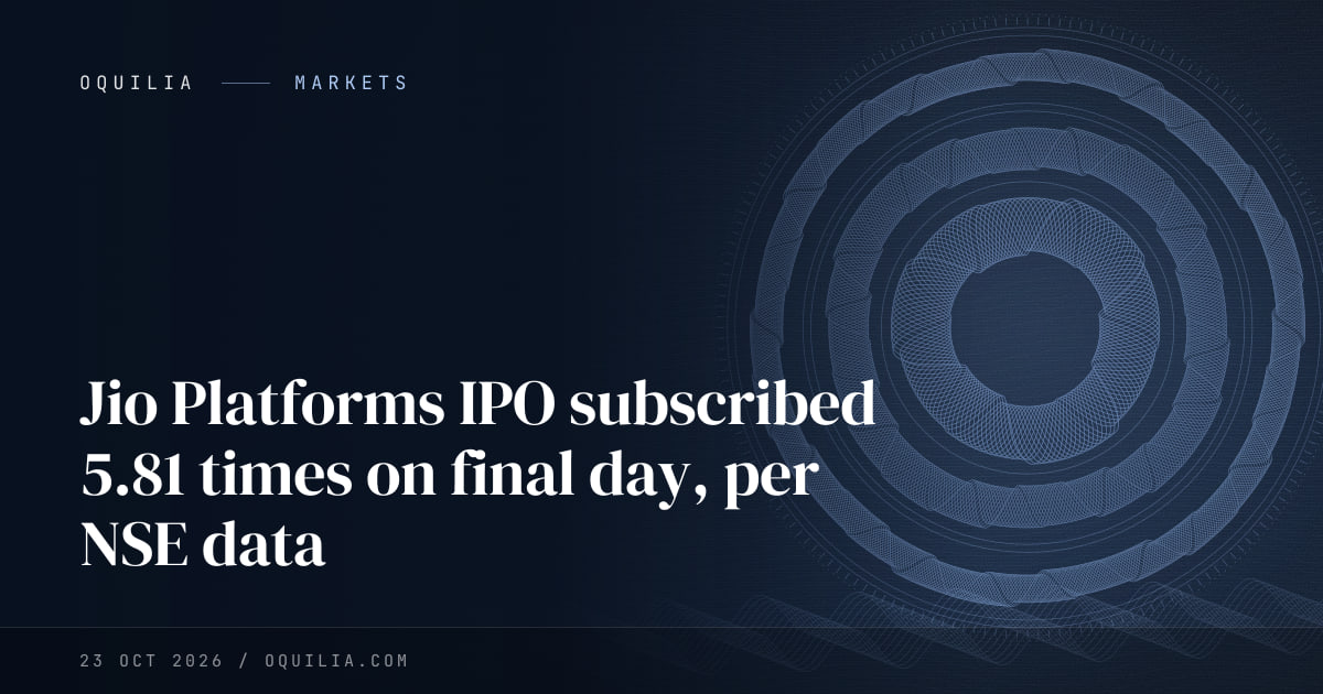 Jio Platforms IPO subscribed 5.81 times on final day